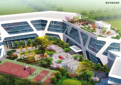 办公楼设计效果图（项目一）